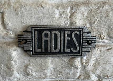 Art Deco Ladies sign